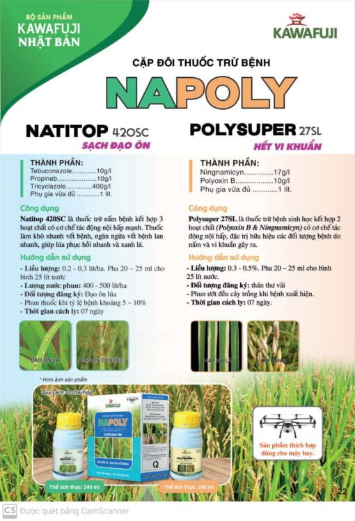 THUỐC TRỪ BỆNH CẶP ĐÔI NAPOLY