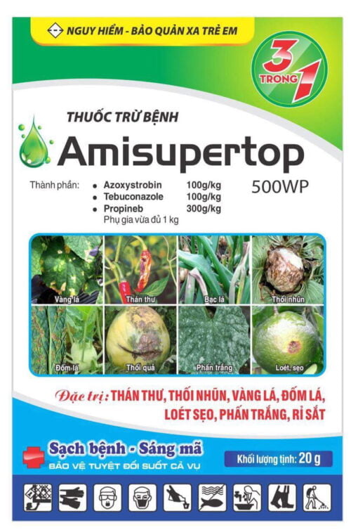 THUỐC TRỪ BỆNH AMISUPERTOP 500WP